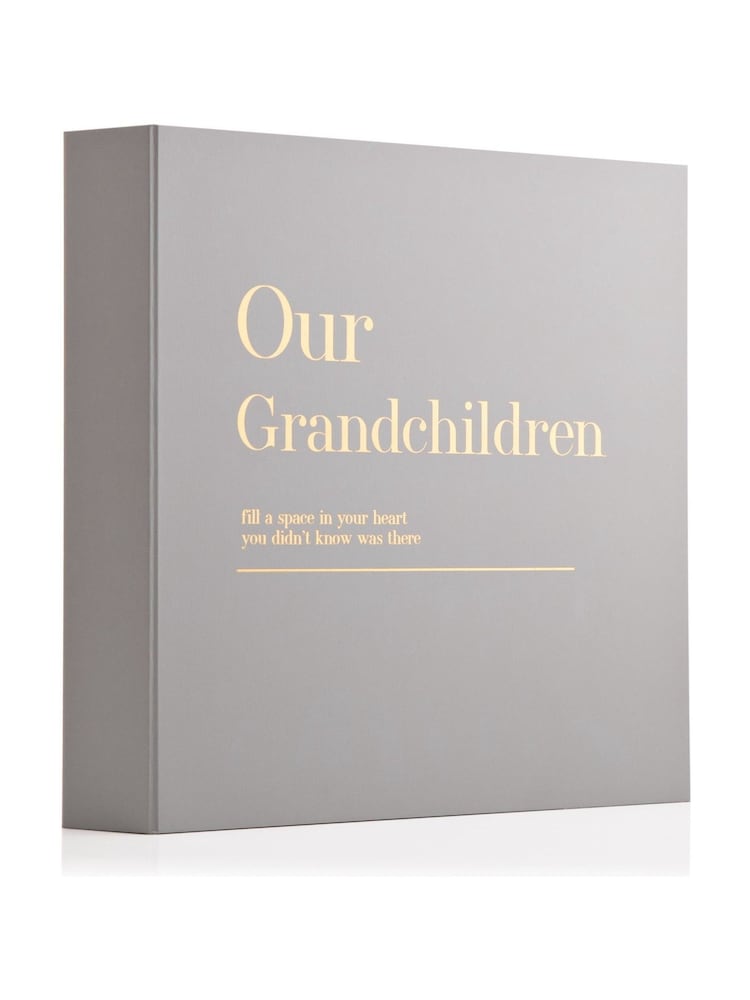 Widdop Grey Coffee Table Scrapbook Album Our Grandchildren - Image 1 of 5 Widdop Grey Coffee Table Scrapbook Album Our Grandchildren - Image 1 of 5