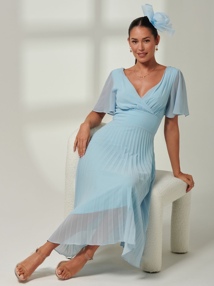 Robe De Bal Longue Bebe - Soie Violette - Taille XS (6 UK) - Neuf