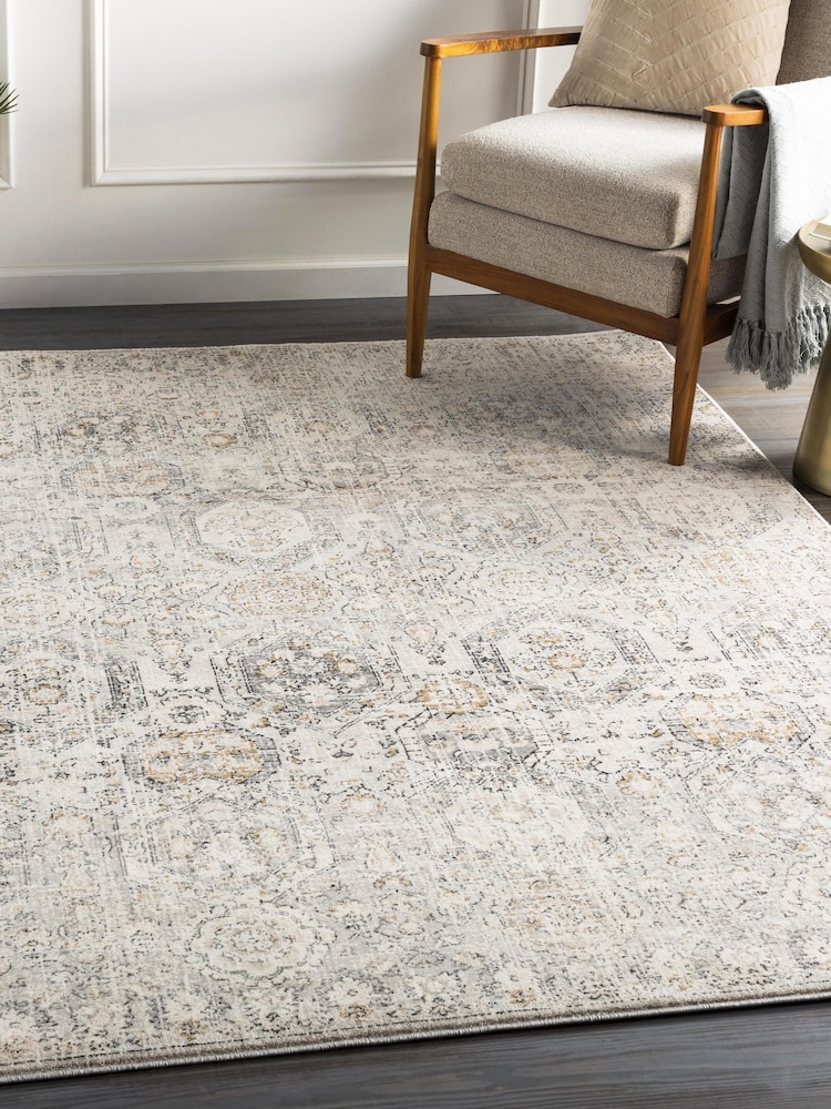 LIVABLISS Brown Indigo Vintage Traditional Boho Rug - Image 1 of 6
