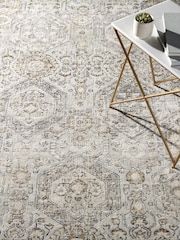 LIVABLISS Brown Indigo Vintage Traditional Boho Rug - Image 2 of 6