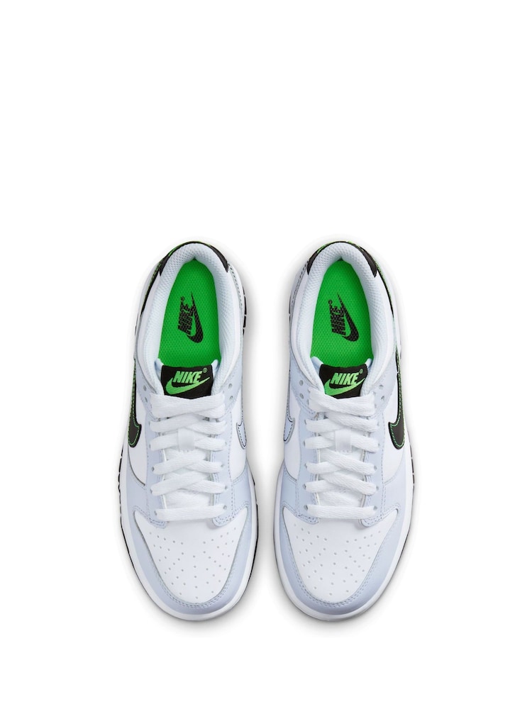 Nike Blue/Black Youth Dunk Low Trainers - Image 11 of 11