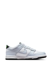 Nike Blue/Black Youth Dunk Low Trainers - Image 4 of 11
