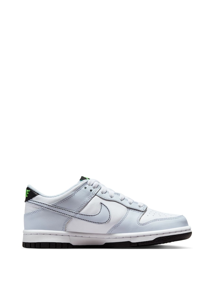 Bleu/Noir - Nike Youth Dunk Low Trainers - Image 4 of 11