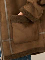 Emme by Marella Green Penny Zip Up Fleece - Image 7 of 7