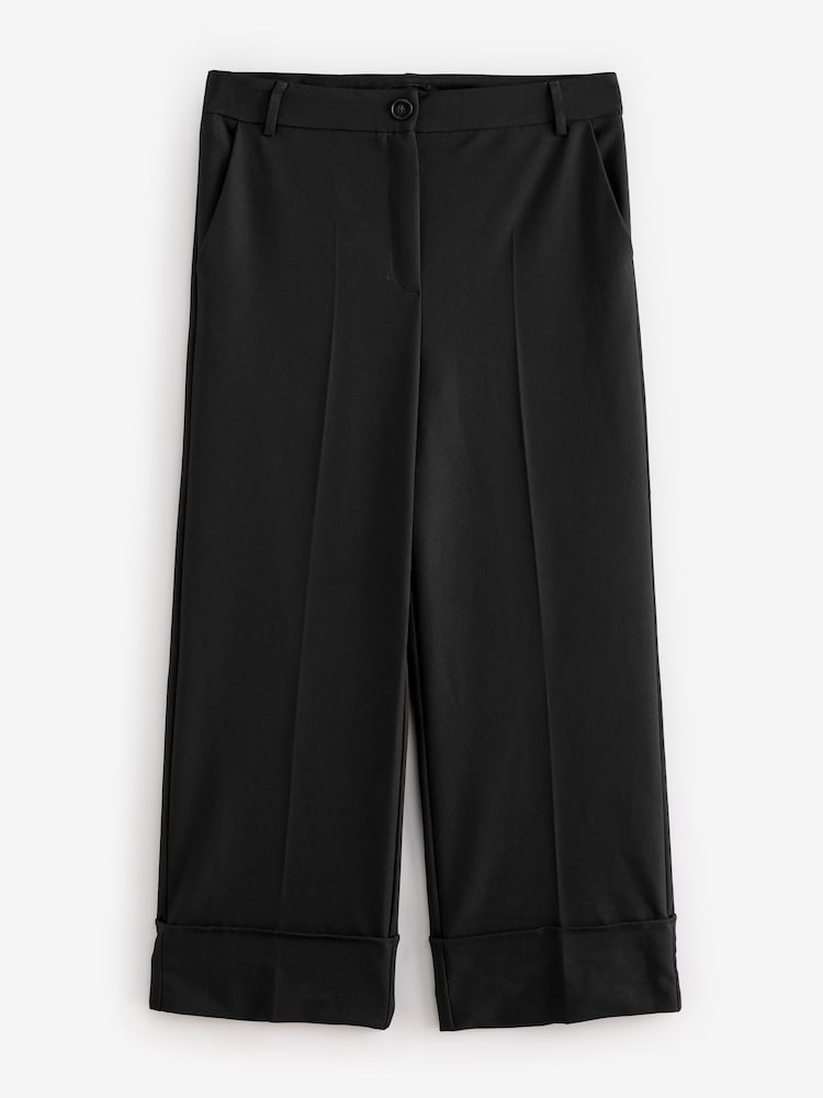 Emme by Marella Danny Cuff Black Trousers - Image 1 of 4
