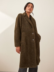 Emme by Marella Cream Jersey Long Coat - Image 1 of 5