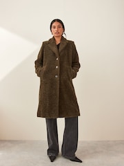 Emme by Marella Cream Jersey Long Coat - Image 2 of 5