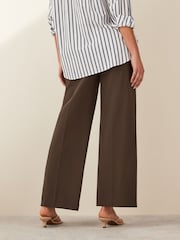 Emme by Marella Green Jersey Pressed Trousers - Image 3 of 4