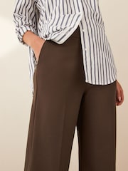 Emme by Marella Green Jersey Pressed Trousers - Image 4 of 4