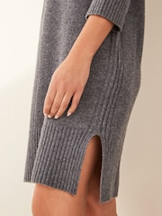 Emme by Marella Blue Fedra Rollneck Knitted Dress - Image 5 of 5