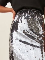 Emme by Marella Silver Quirino Midi Skirt - Image 5 of 5