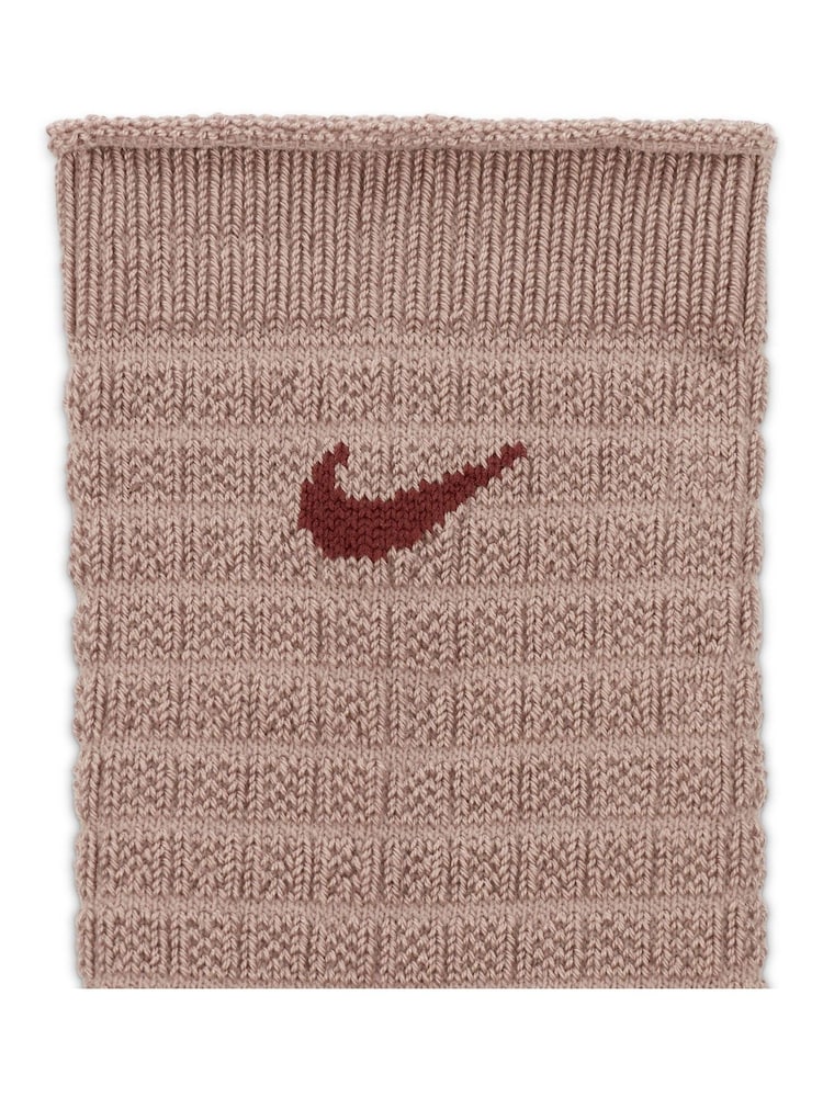 Nike Brown Cosy Dri-FIT Everyday House Socks - Image 4 of 4