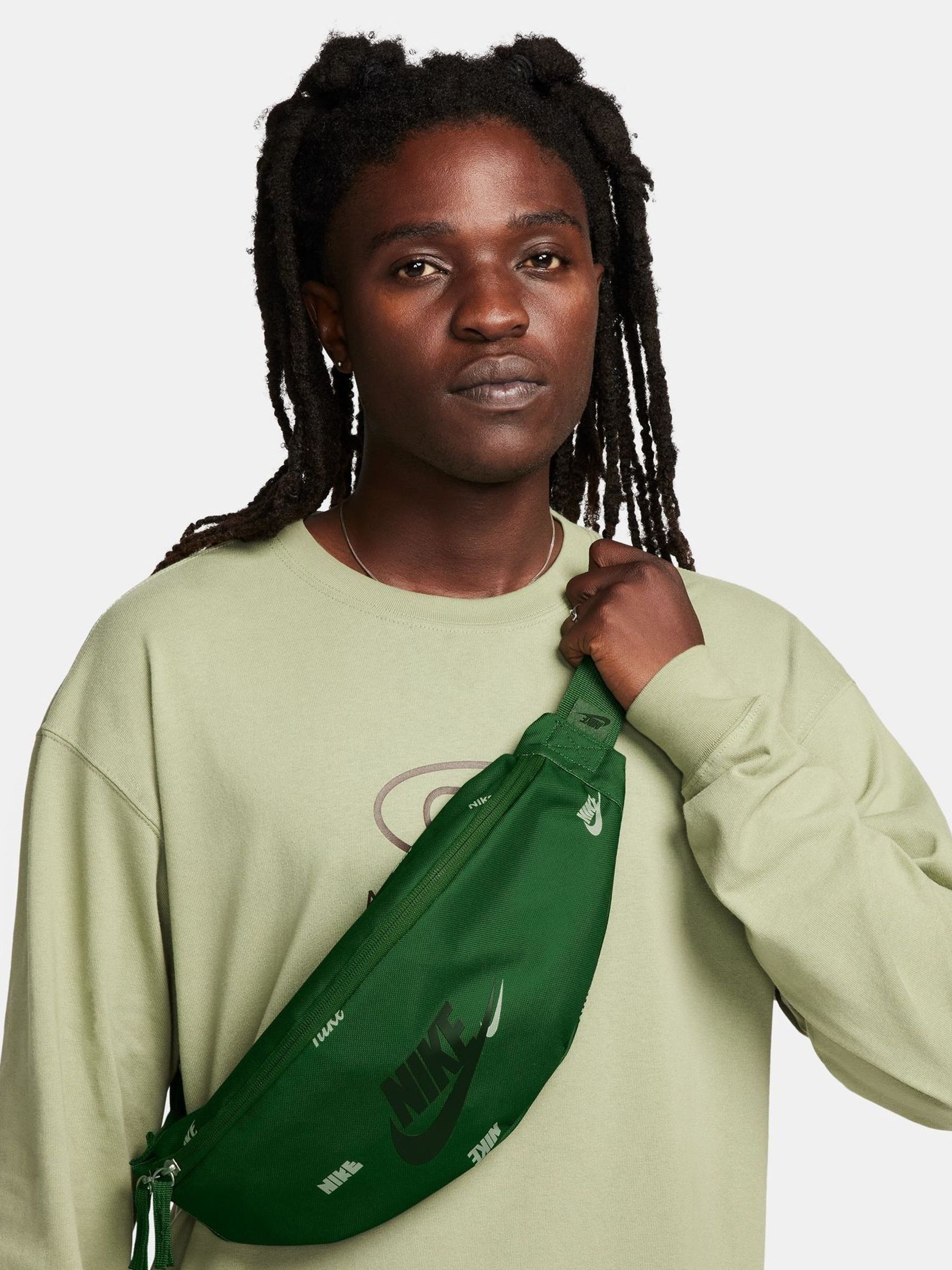 Buy Nike Green Heritage Bum Bag from Next Luxembourg