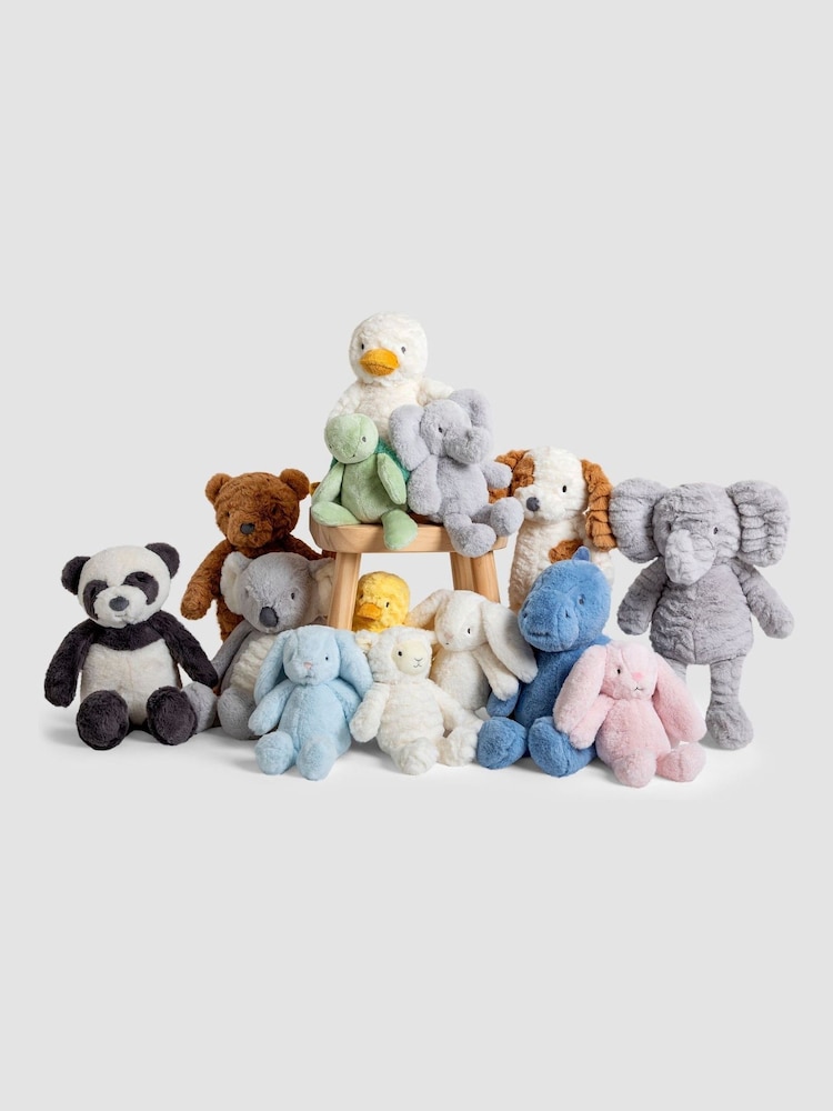 JoJo Maman Bébé Grey Elbert Elephant Soft Toy Plushie - Medium - Image 5 of 5