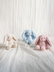 JoJo Maman Bébé White Betsy Bunny Soft Toy Small - Image 4 of 8