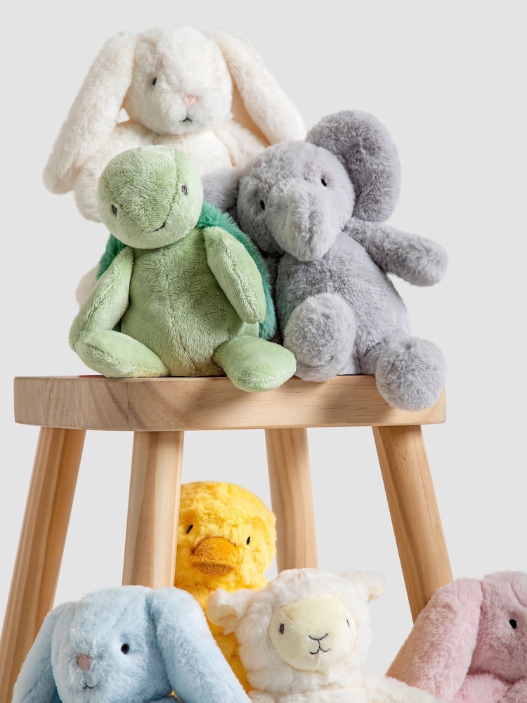 JoJo Maman Bébé White Bunny Soft Toy Plushie - Small - Image 9 of 9