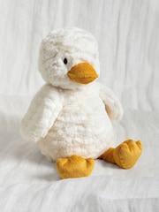 JoJo Maman Bébé Cream Doris Duck Soft Toy Medium - Image 1 of 9