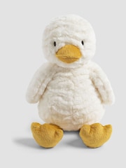 JoJo Maman Bébé Cream Doris Duck Soft Toy Medium - Image 4 of 9