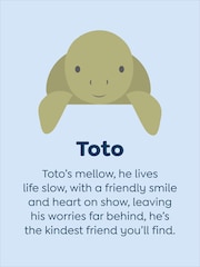 JoJo Maman Bébé Green Toto Turtle Soft Toy Small - Image 12 of 12