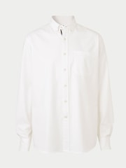 The Savile Row Company Classic Fit Button Down Oxford Casual 100% Cotton Shirt - Image 3 of 5