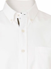 The Savile Row Company Classic Fit Button Down Oxford Casual 100% Cotton Shirt - Image 5 of 5