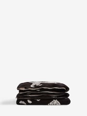 Black Tiger Knit Throw - Image 5 of 5