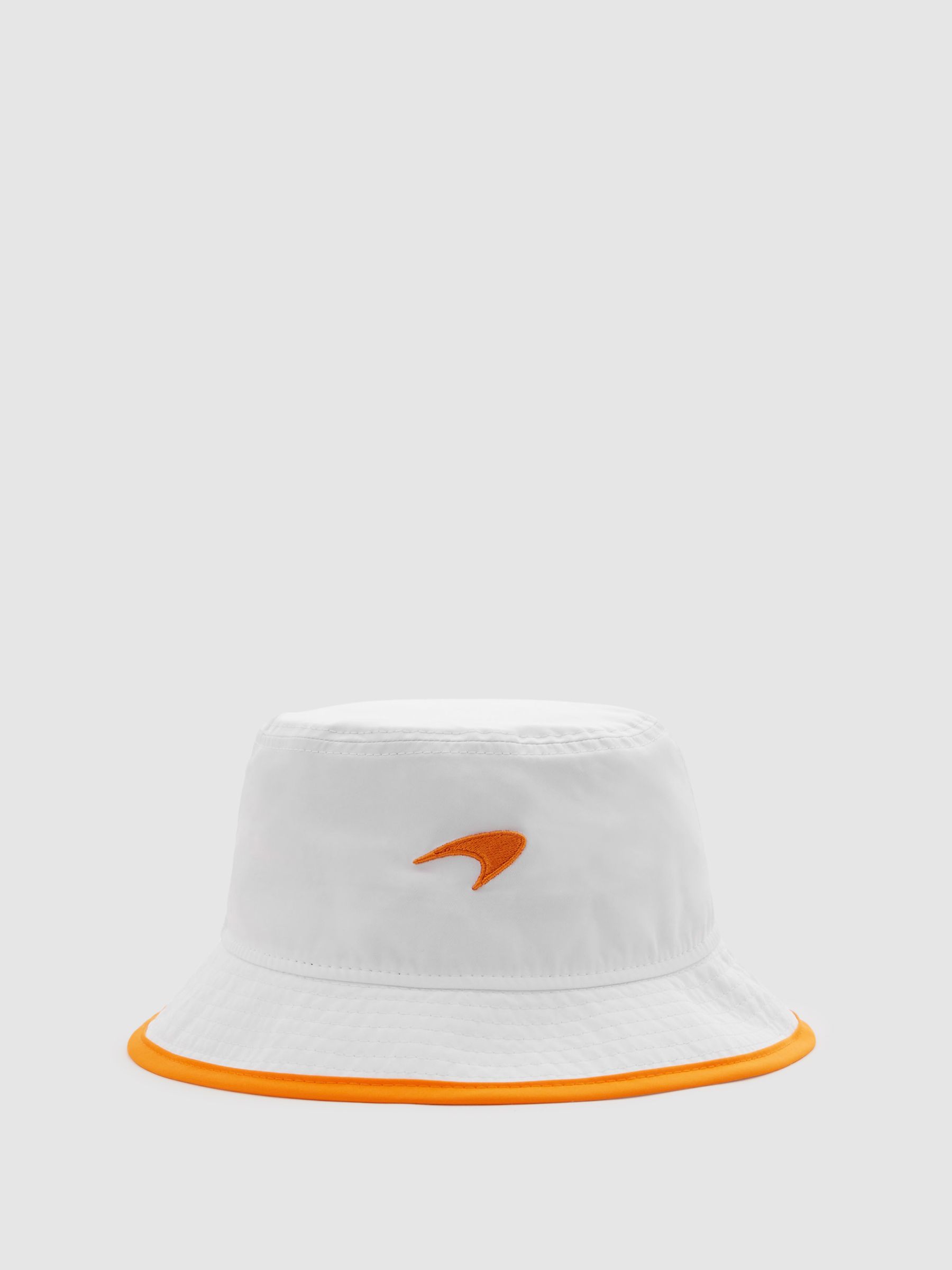 Reiss Mclaren Reiss X Mclaren F1 Team White Embroidered Hat In Multi