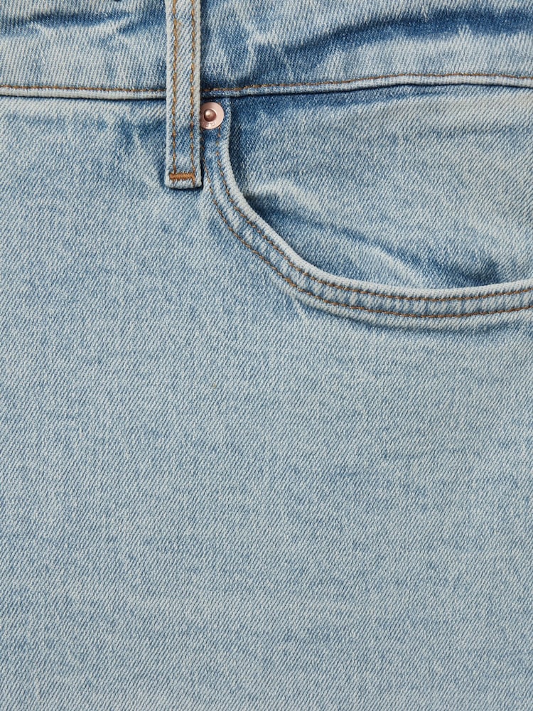 Reiss Light Blue Crete Wide Leg Jeans - Image 6 of 6
