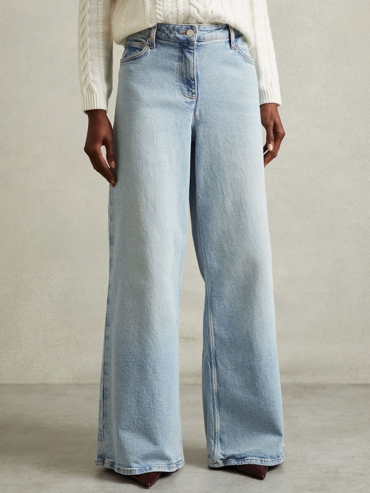 Reiss Crete Jeans mit weitem Bein - Bild 1 von 7