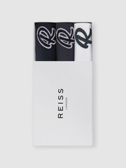 Reiss Multi Jude Cotton Crew-Neck T-Shirts 3 Pack - Image 11 of 11