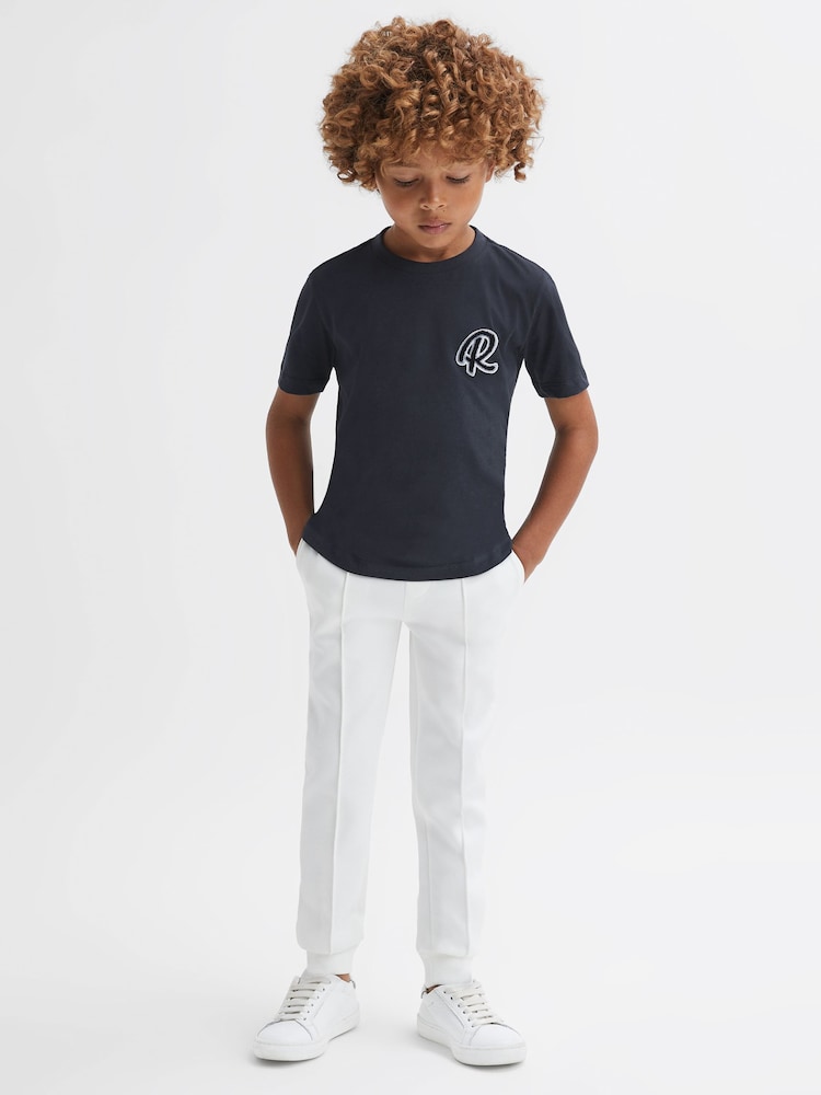 Reiss Multi Jude Cotton Crew-Neck T-Shirts 3 Pack - Image 2 of 11