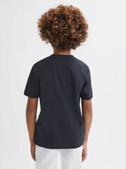 Reiss Multi Jude Cotton Crew-Neck T-Shirts 3 Pack - Image 5 of 11