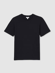 Темно-синий - трикотажная футболка с круглым вырезом Reiss Bradley - Image 2 of 7