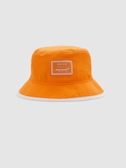 Reiss x McLaren F1 Team Papaya McLaren F1 Embroidered Bucket Hat - Image 3 of 4