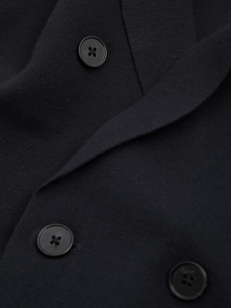 Reiss – Zweireihiger Strickblazer mit Foulard-Muster - Bild 6 von 6 Reiss – Zweireihiger Strickblazer mit Foulard-Muster - Bild 6 von 6