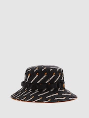 Reiss Black McLaren F1 Printed Bucket Hat - Image 1 of 4