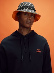Reiss Black McLaren F1 Printed Bucket Hat - Image 2 of 4