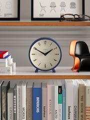 Jones Clocks Inky Blue Venus Round Mantel Clock - Image 1 of 4