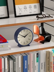 Jones Clocks Inky Blue Venus Round Mantel Clock - Image 2 of 4