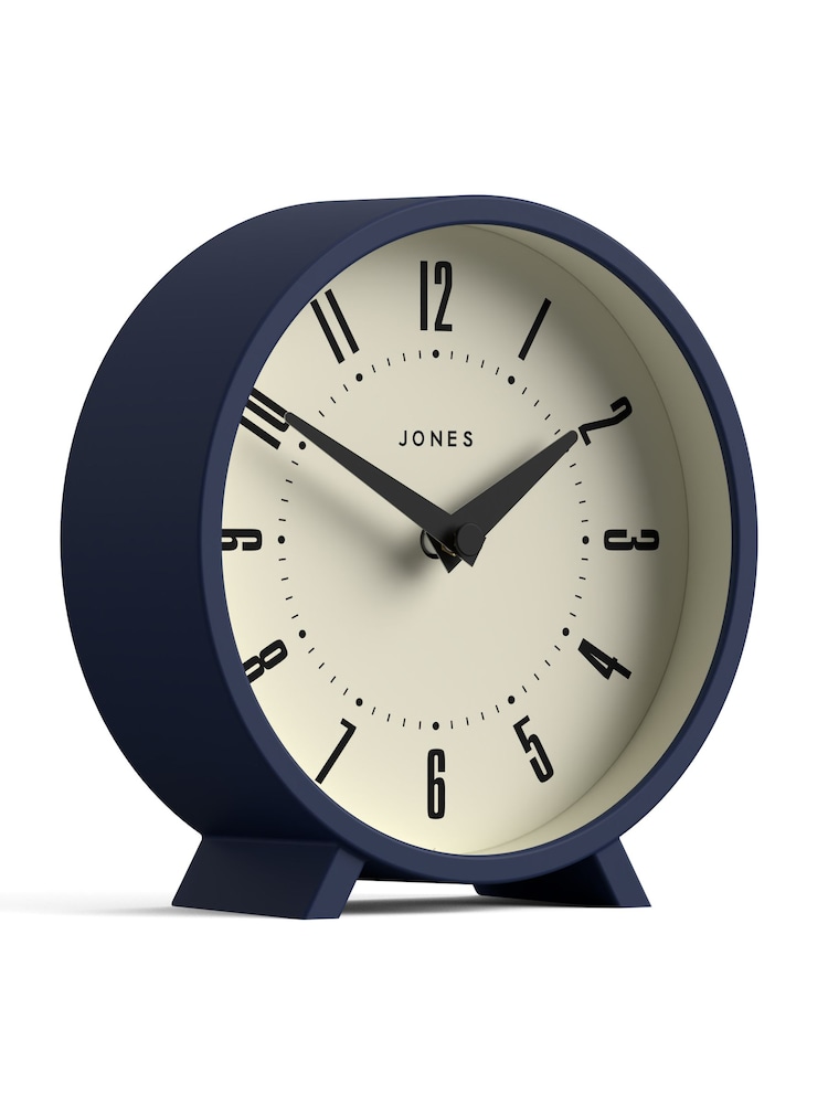 Jones Clocks Inky Blue Venus Round Mantel Clock - Image 4 of 4