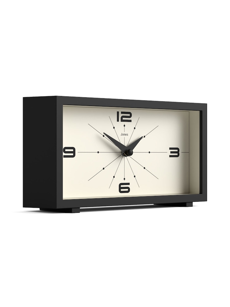 Jones Clocks Black Odeon Mantel Clock - Image 4 of 4