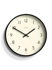 Jones Clocks Black Studio Wall Clock - Image 2 of 4