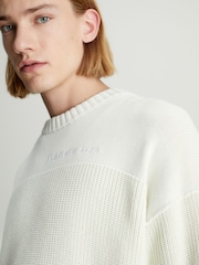Pulover rotund Guler tricotat Calvin Klein - Image 3 of 4