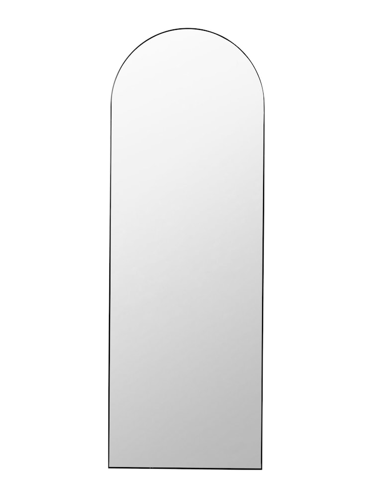 Pacific Silver Slim Frame Arch Floor Mirror - Image 2 of 2