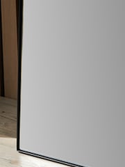 Pacific Black Slim Frame Arch Floor Mirror - Image 2 of 3