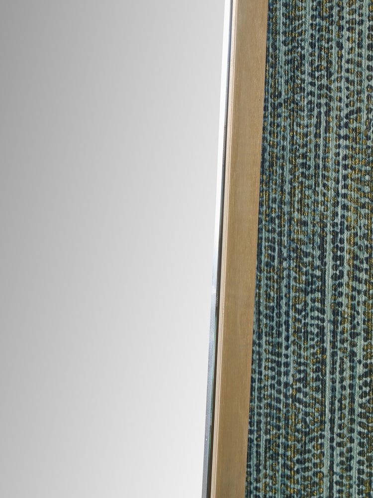 Pacific Brushed Gold Slim Frame Arch Floor Mirror - Image 4 of 4