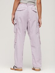 Superdry Purple Low Rise Para Cargo Pants - Image 3 of 3