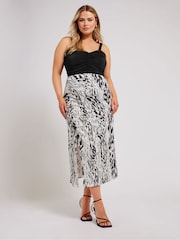 Yours Curve Black Ruched Bodies - Image 5 of 6