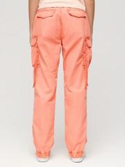 Superdry Orange Low Rise Para Cargo Pants - Image 3 of 4