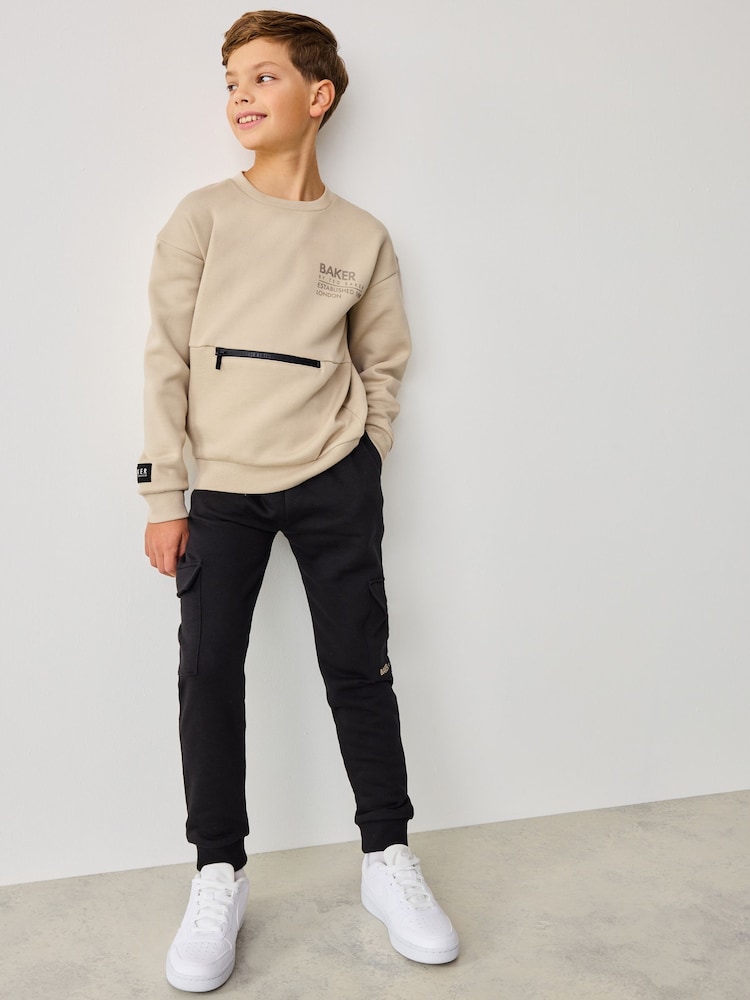 Песочный - Baker by Ted Baker толстовка и спортивные брюки-карго - Изображение 1 из 10